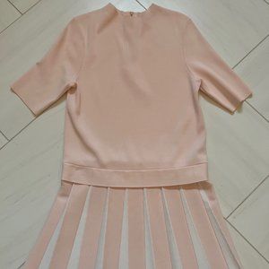 Ted Baker Pink Viscose Dress Above Knee Length